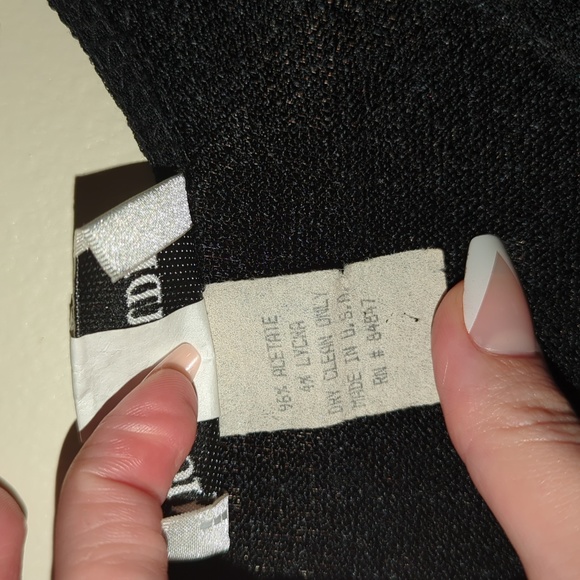 Vintage 🌜 made in USA black maxi dress - Picture 9 of 9